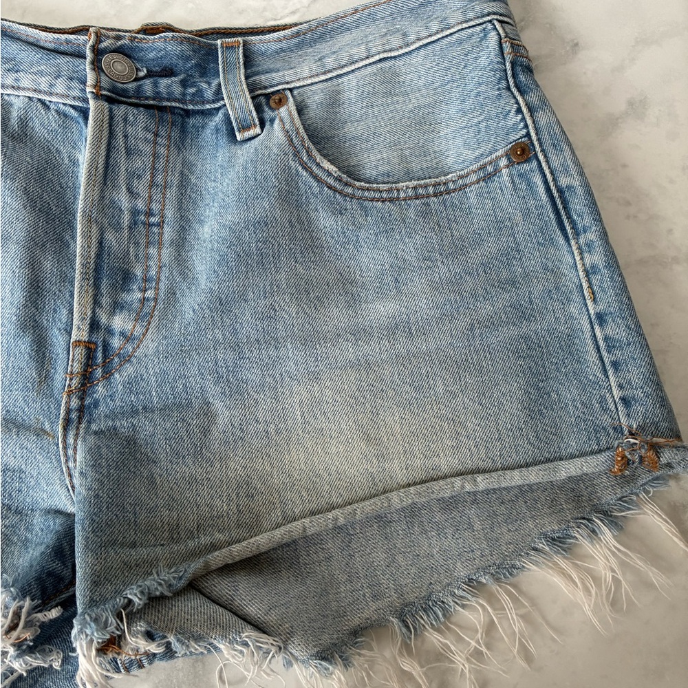 Levi’s 501 Original 100% Cotton Denim Shorts - Picture 4 of 12